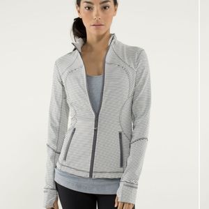 Lululemon Forme Jacket *Cuffins Hyper Stripe Angel Wing